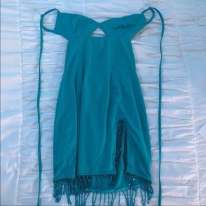Meshki Blue Mini Dress